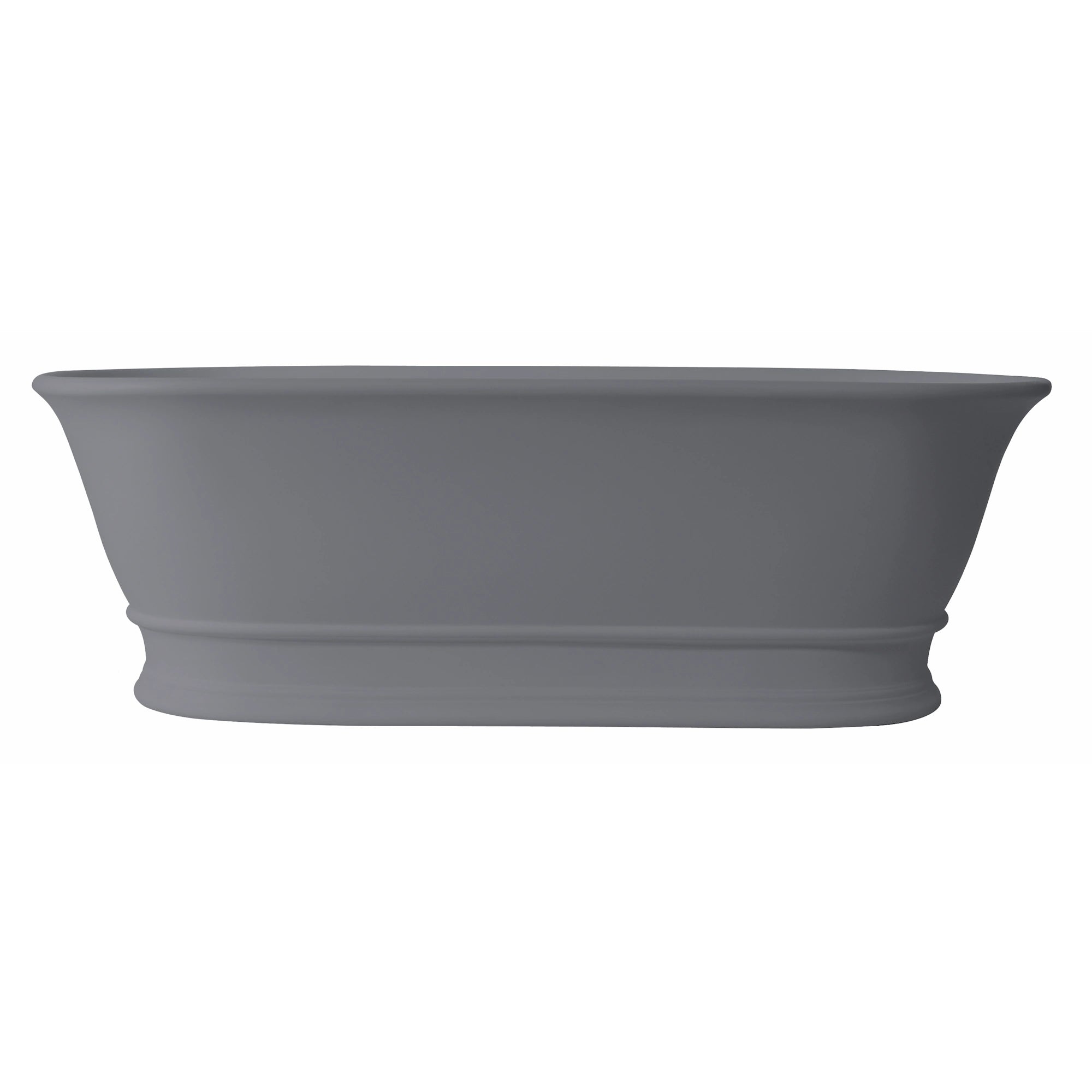 Bampton Oval Freestanding Bath with Plinth 1555 x 740mm