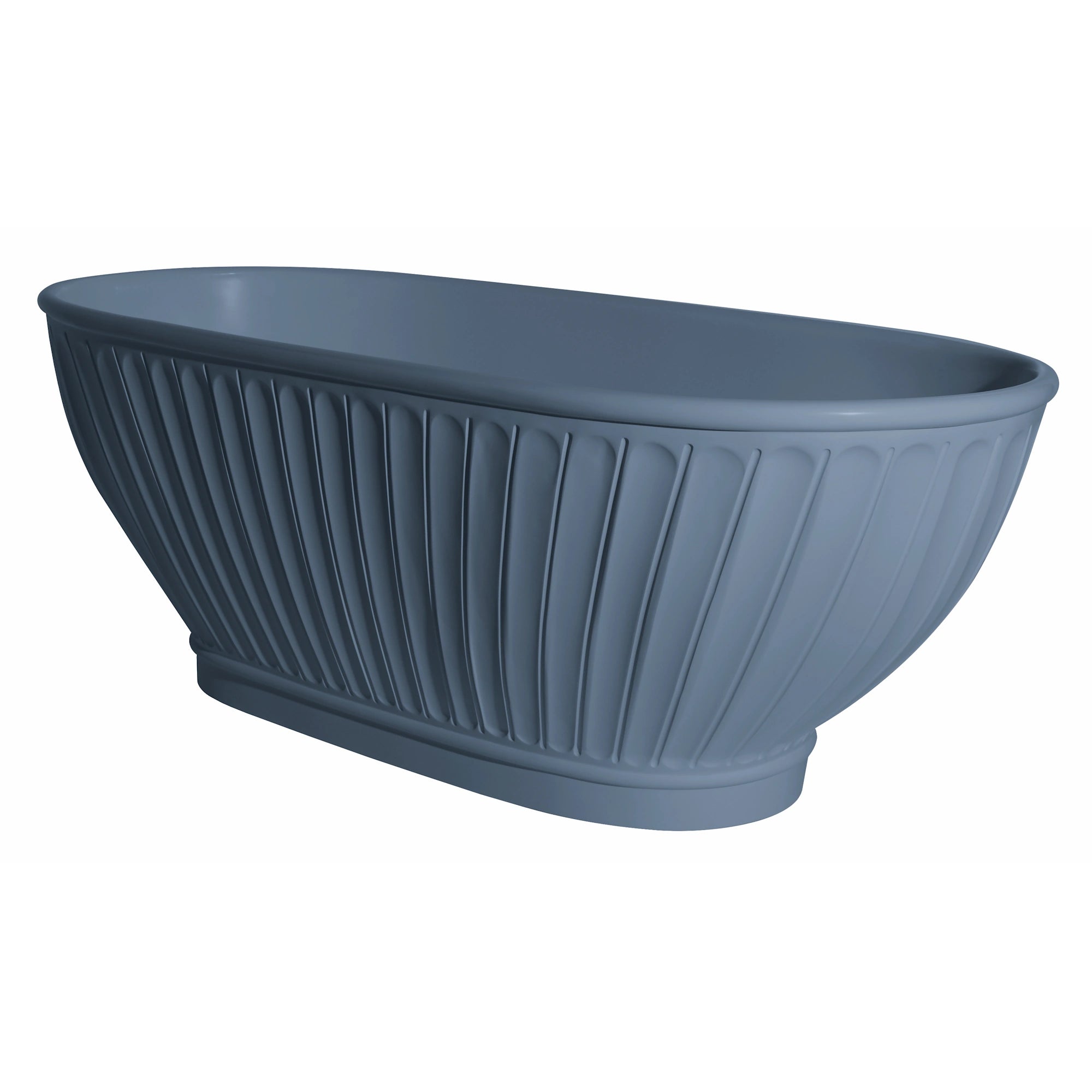Casini Round Scalloped Freestanding Bath