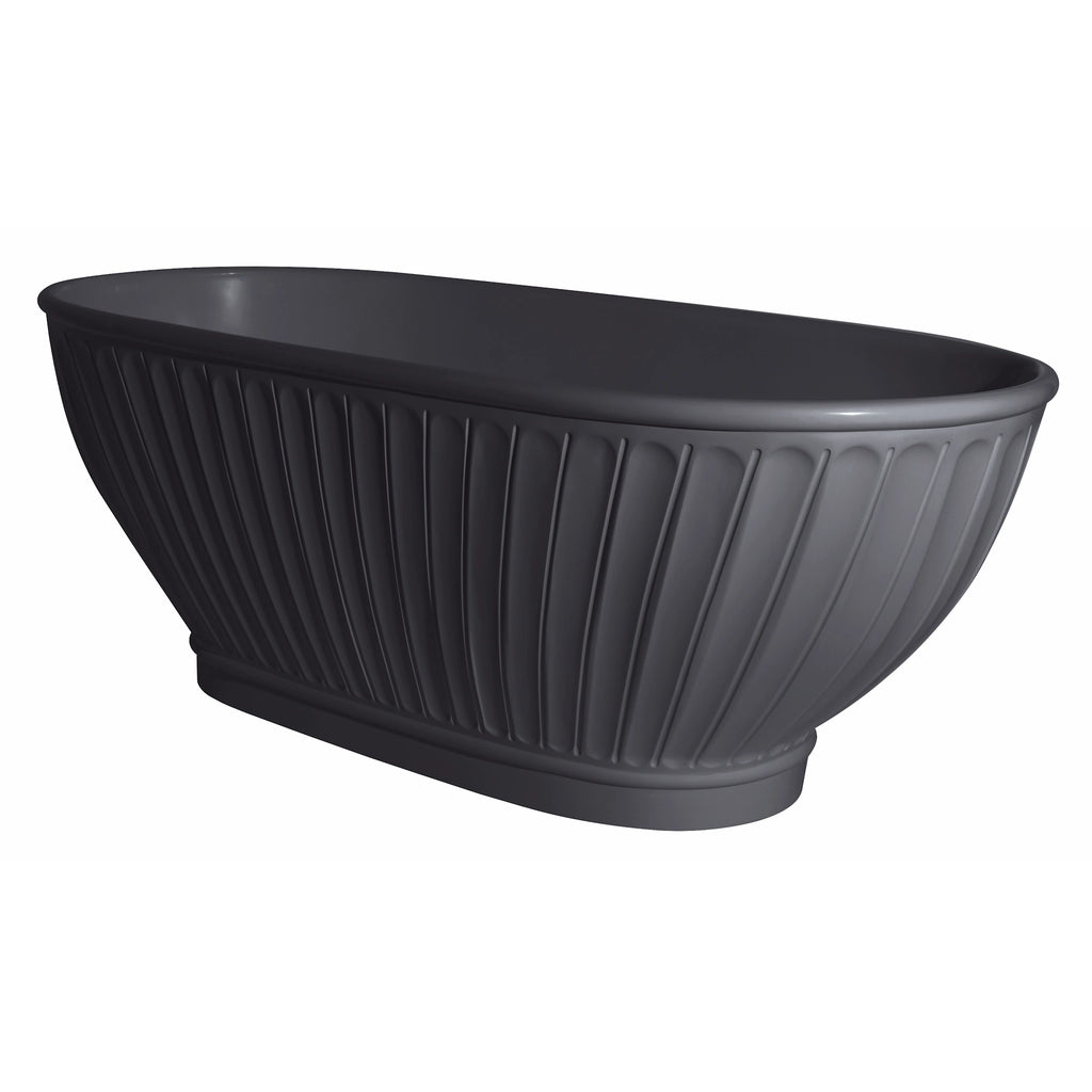 Casini Round Scalloped Freestanding Bath