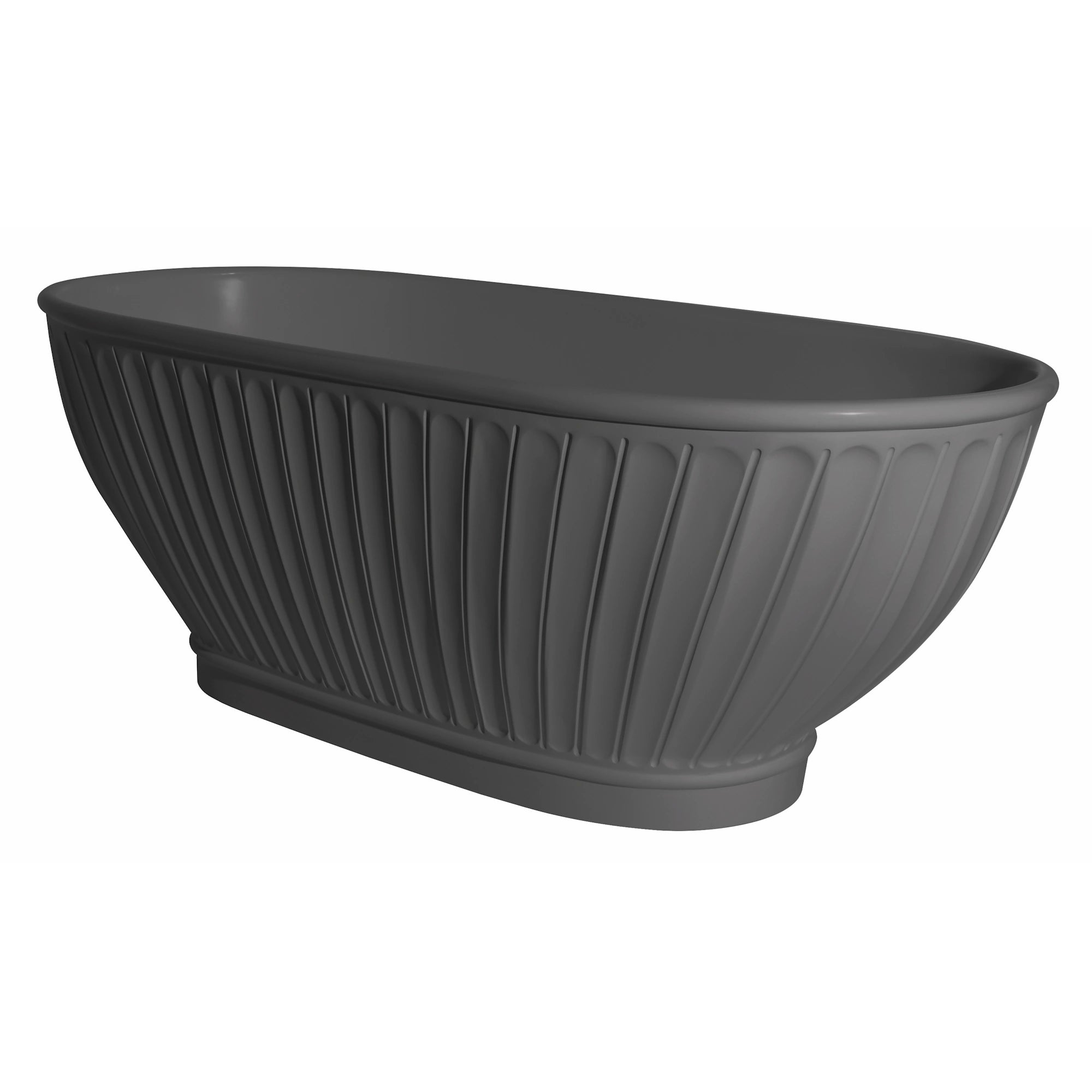 Casini Round Scalloped Freestanding Bath