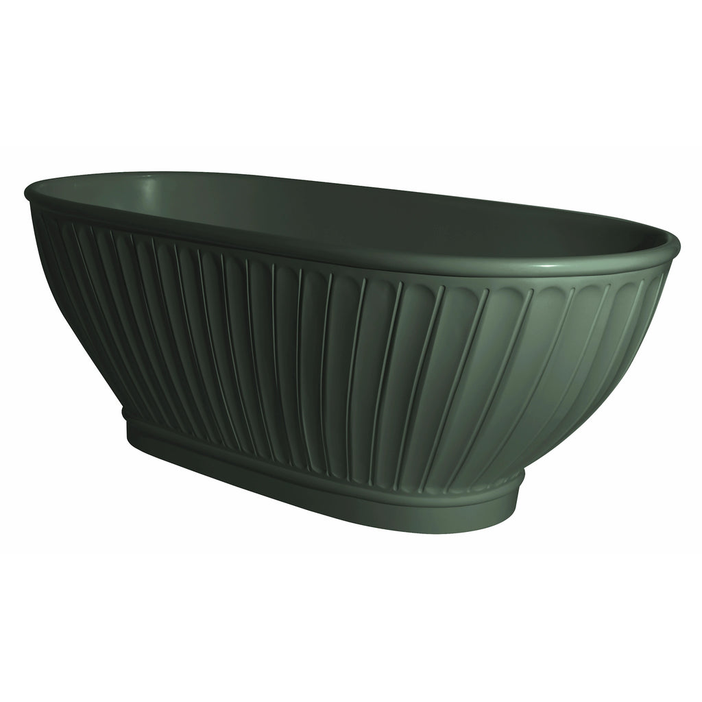 Casini Round Scalloped Freestanding Bath