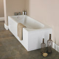 Nuie Barmby Single Ended Rectangular Acrylic Straight Bath