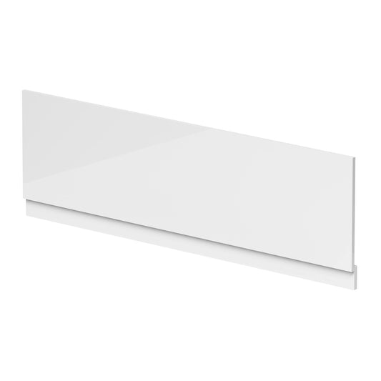 Nuie Waterproof White Gloss Shower Bath Front Panel