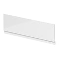 Nuie Waterproof White Gloss Shower Bath Front Panel