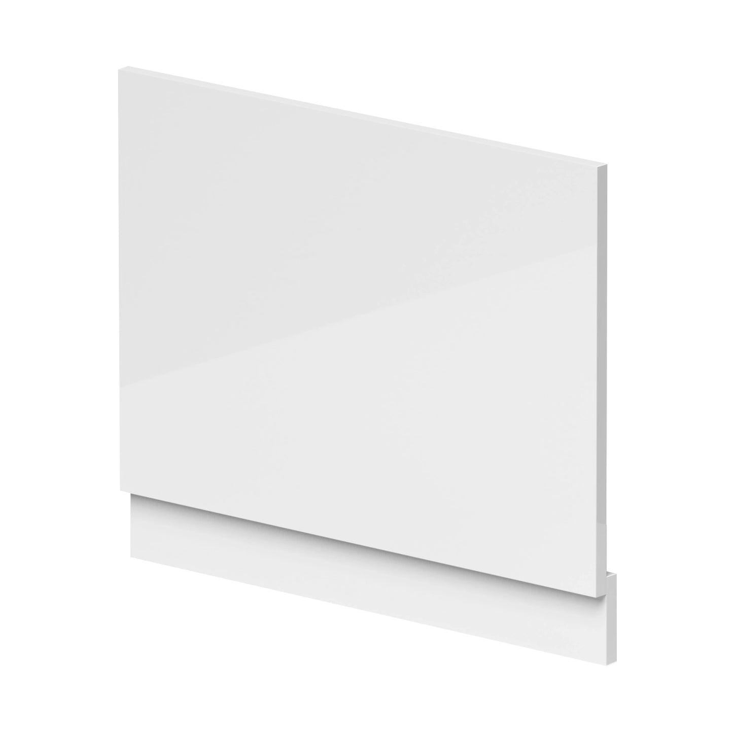 Nuie Waterproof White Gloss Shower Bath End Panel