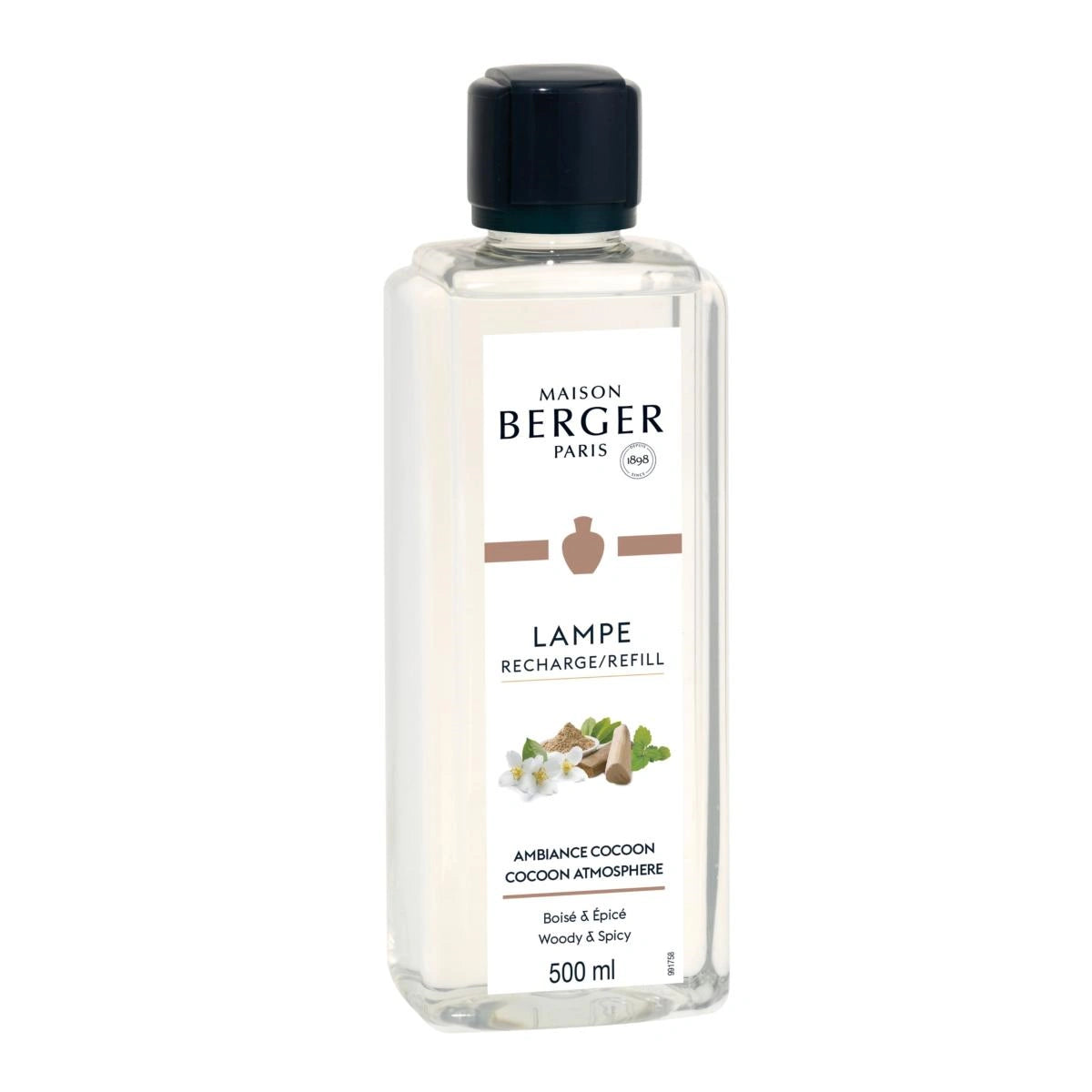 Cocoon Atmosphere Lamp Refill 500ml - Maison Berger Paris