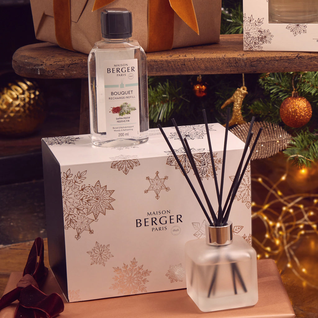 Festive Fir Frosted Ice Cube Scented Bouquet