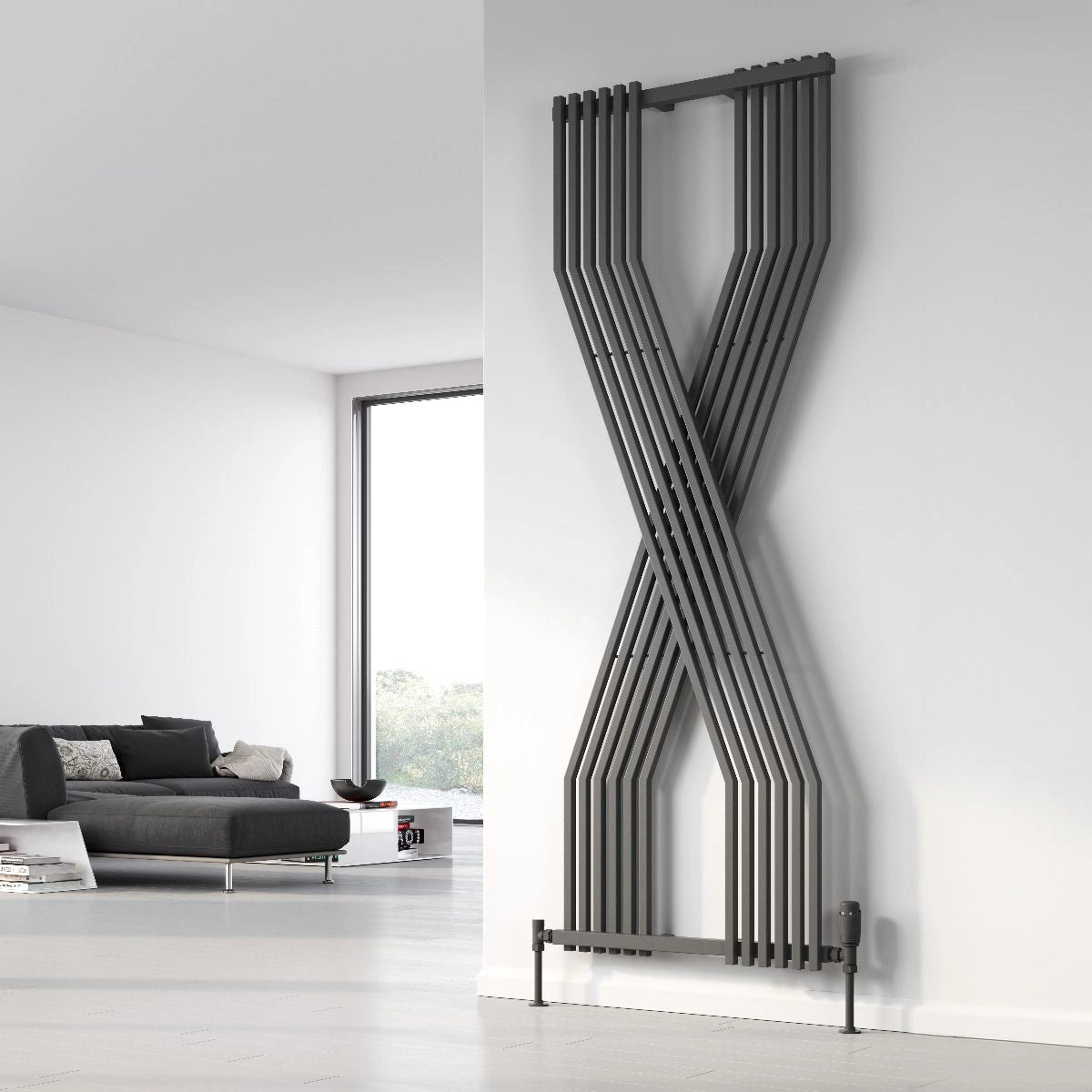 Reina Coredo Vertical Steel Designer Radiator 1760 x 620mm