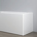 Giavani White Gloss Bath End Panel 700mm