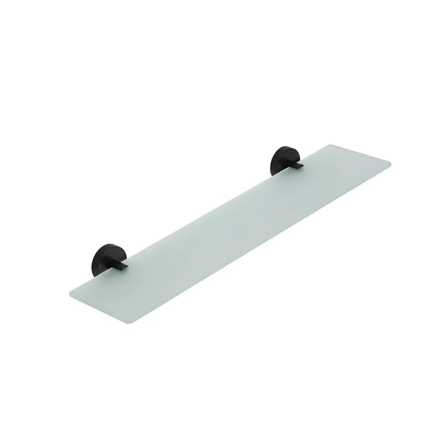 Croydex Epsom Black Glass Shelf FLEXI-FIX™