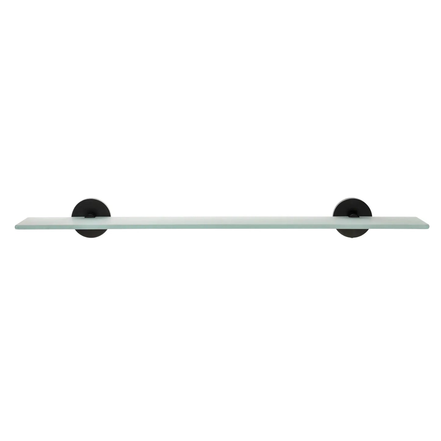 Croydex Epsom Black Glass Shelf FLEXI-FIX™