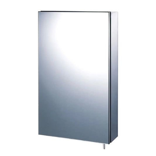 Stainless Steel Maxi Mirror Cabinet Euroshowers