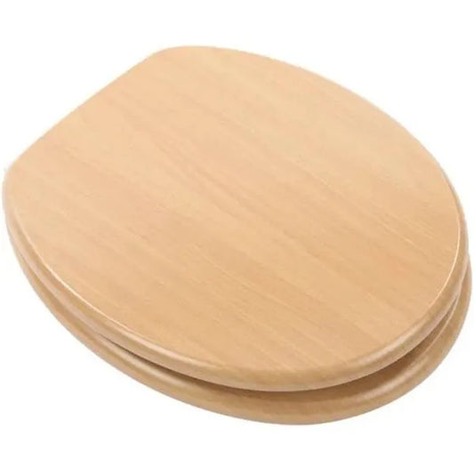 Real Light Wood Euroshowers Toilet Seat