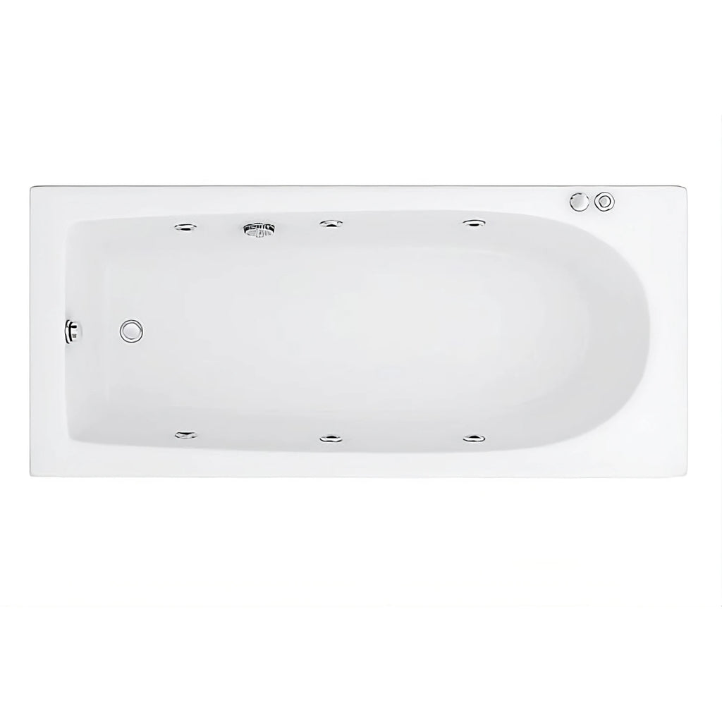 Intro Single Ended Whirlpool Straight Bath 1700mm x 700mm