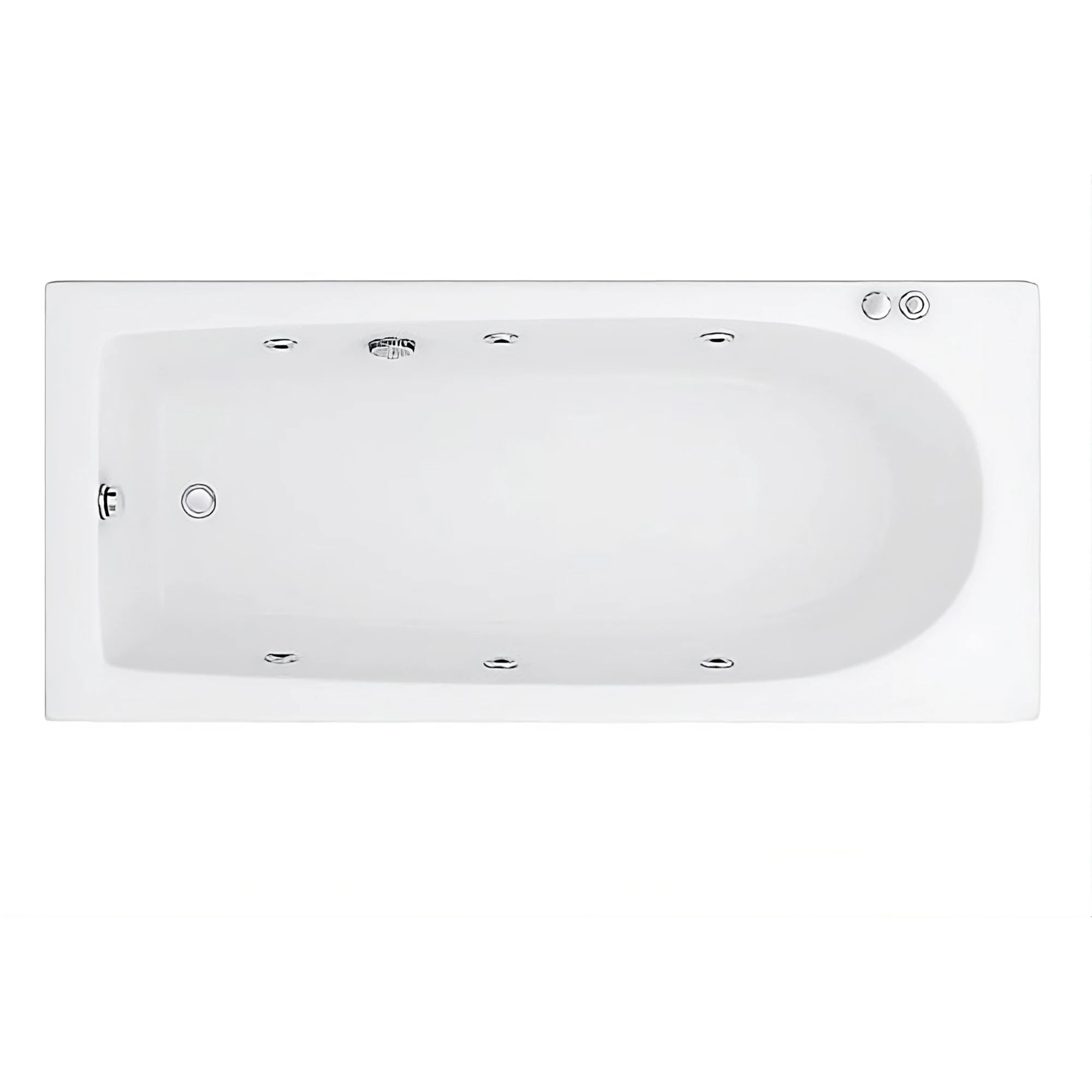 Intro Single Ended Whirlpool Straight Bath 1700mm x 700mm