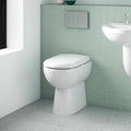 Nuie Ivo Comfort Height Back to Wall Pan & Soft Close Seat