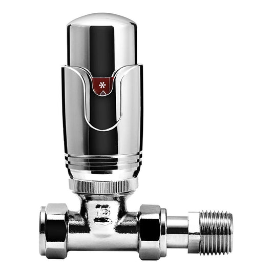 Kartell K-Therm Refined Thermostatic Straight Radiator Valve 15mm