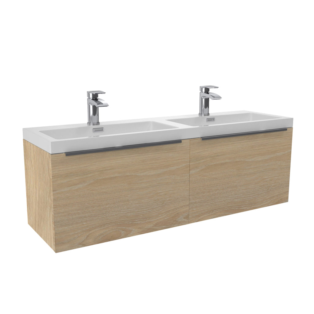 Muro Wall Hung Basin Sink Vanity Unit