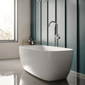 Hudson Reed Bella Square Freestanding Bath & Push Button Waste 1495 x 720mm