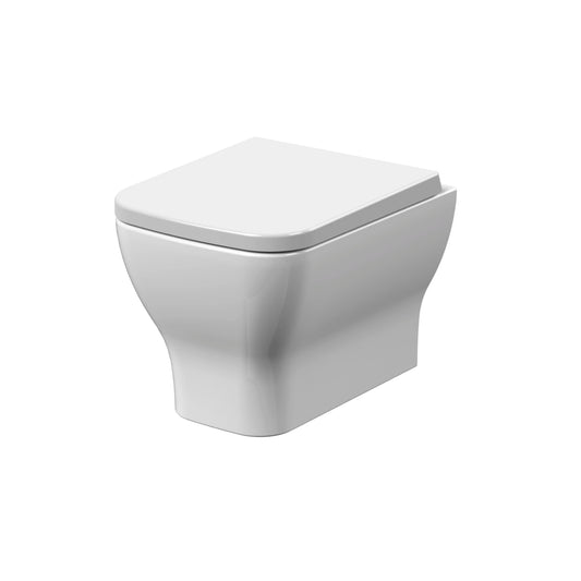 Nuie Ava Rimless Wall Hung Pan & Seat