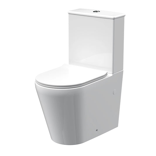 Nuie Freya Closed Back Toilet & Soft Close Toilet Seat