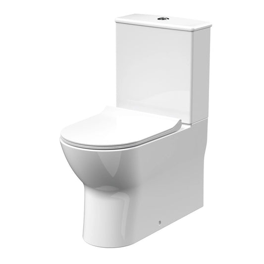 Nuie Freya Closed Coupled Toilet & Soft Close Toilet Seat