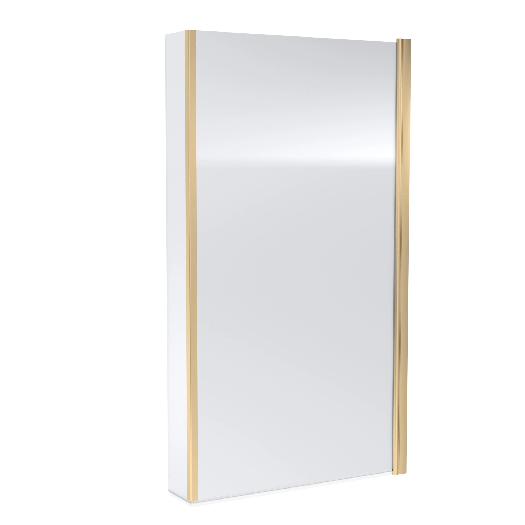 Nuie Pacific L-Shaped Bath Screen with Fixed Return