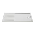 Nuie White Anti-Slip Rectangle Walk-In Slimline Shower Tray