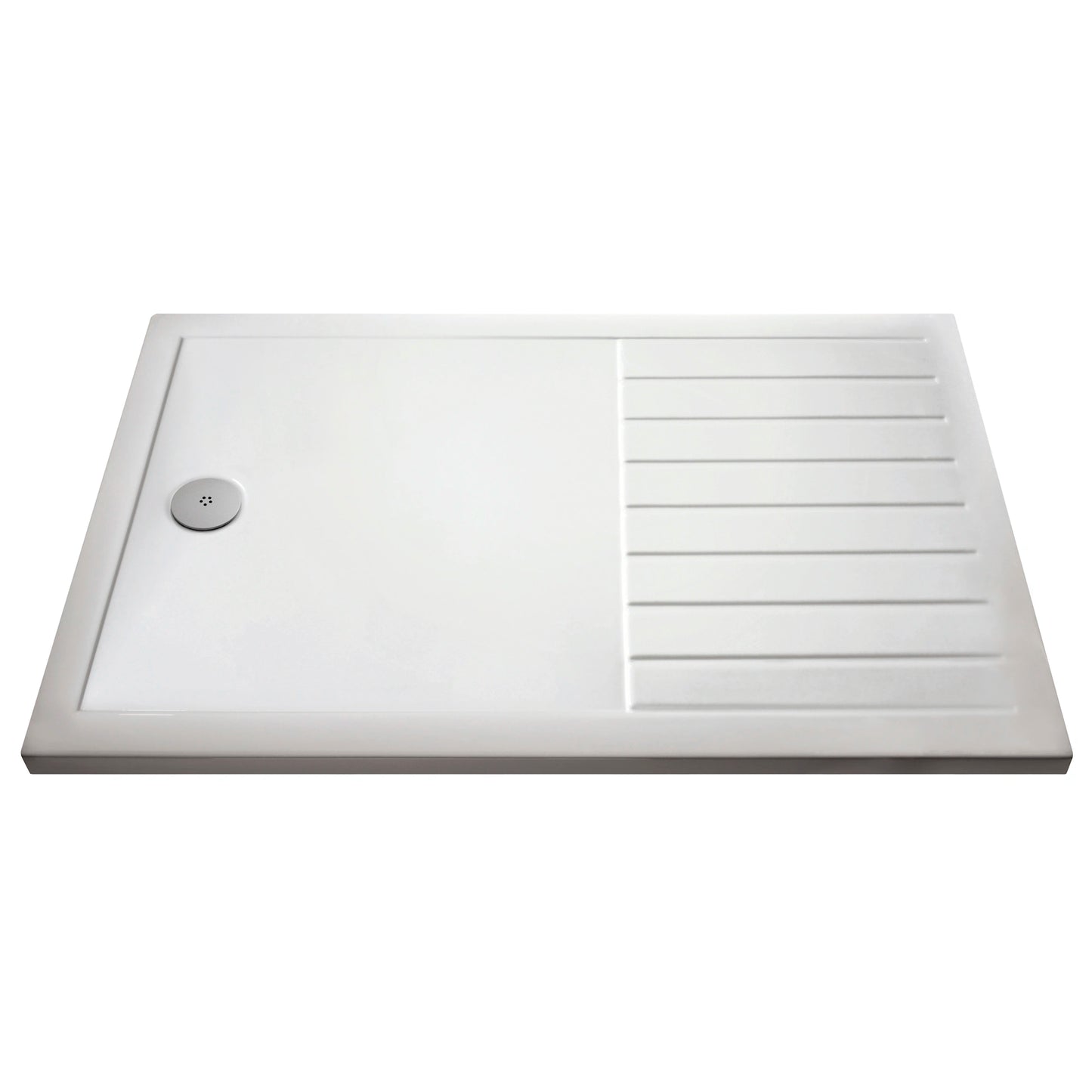 Nuie White Rectangle Walk-In Slimline Shower Tray