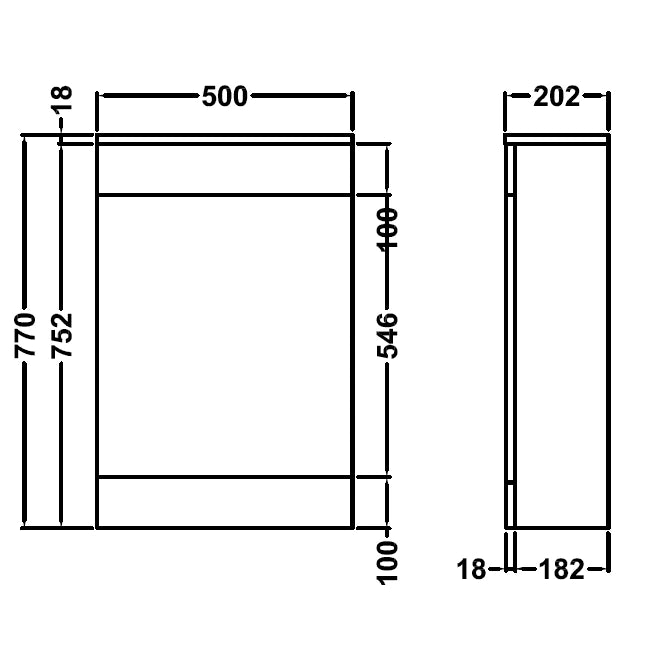 Nuie Mayford Ultra Slim WC Unit with Conceal Cistern