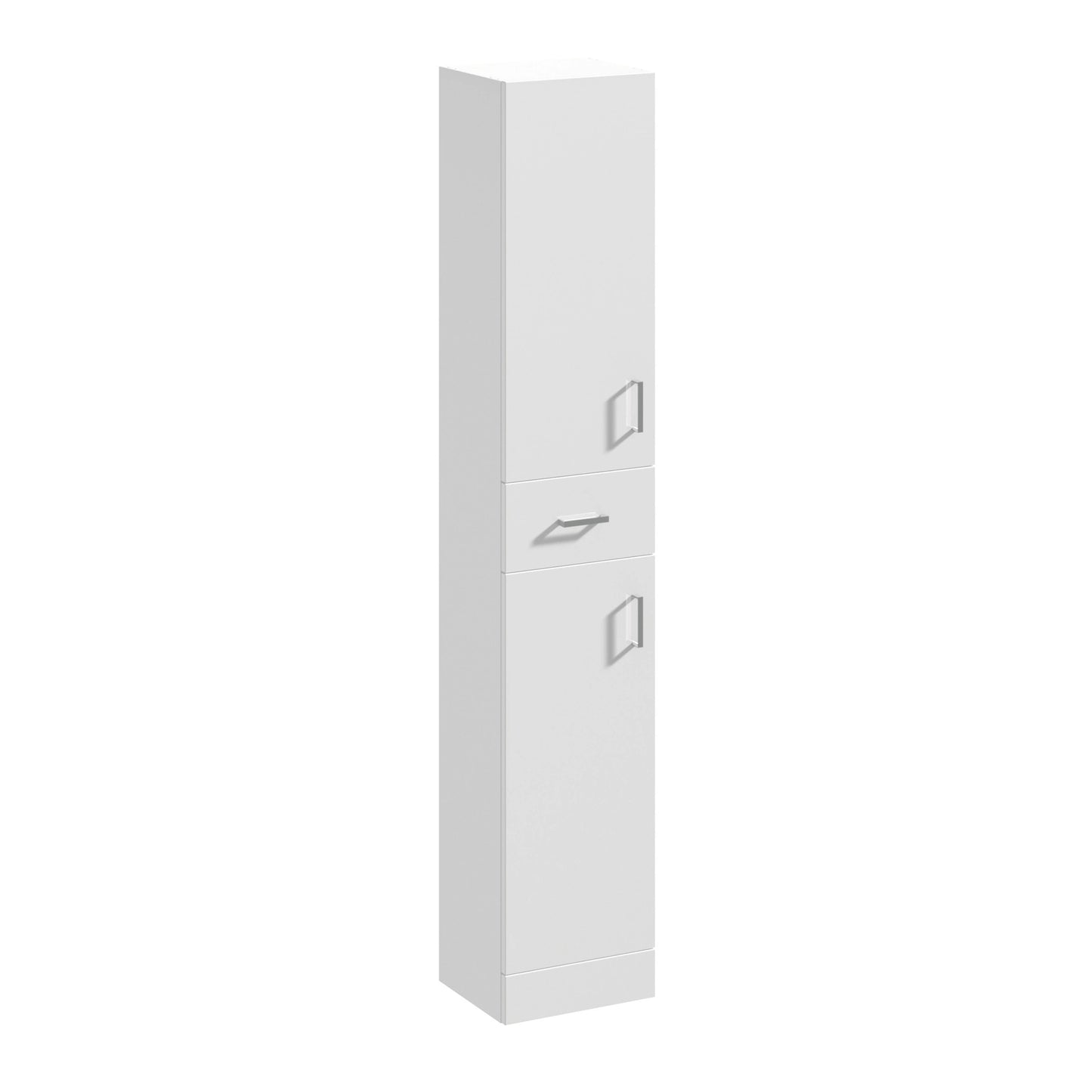 Nuie Mayford Floor Standing Gloss White Tall Cabinet