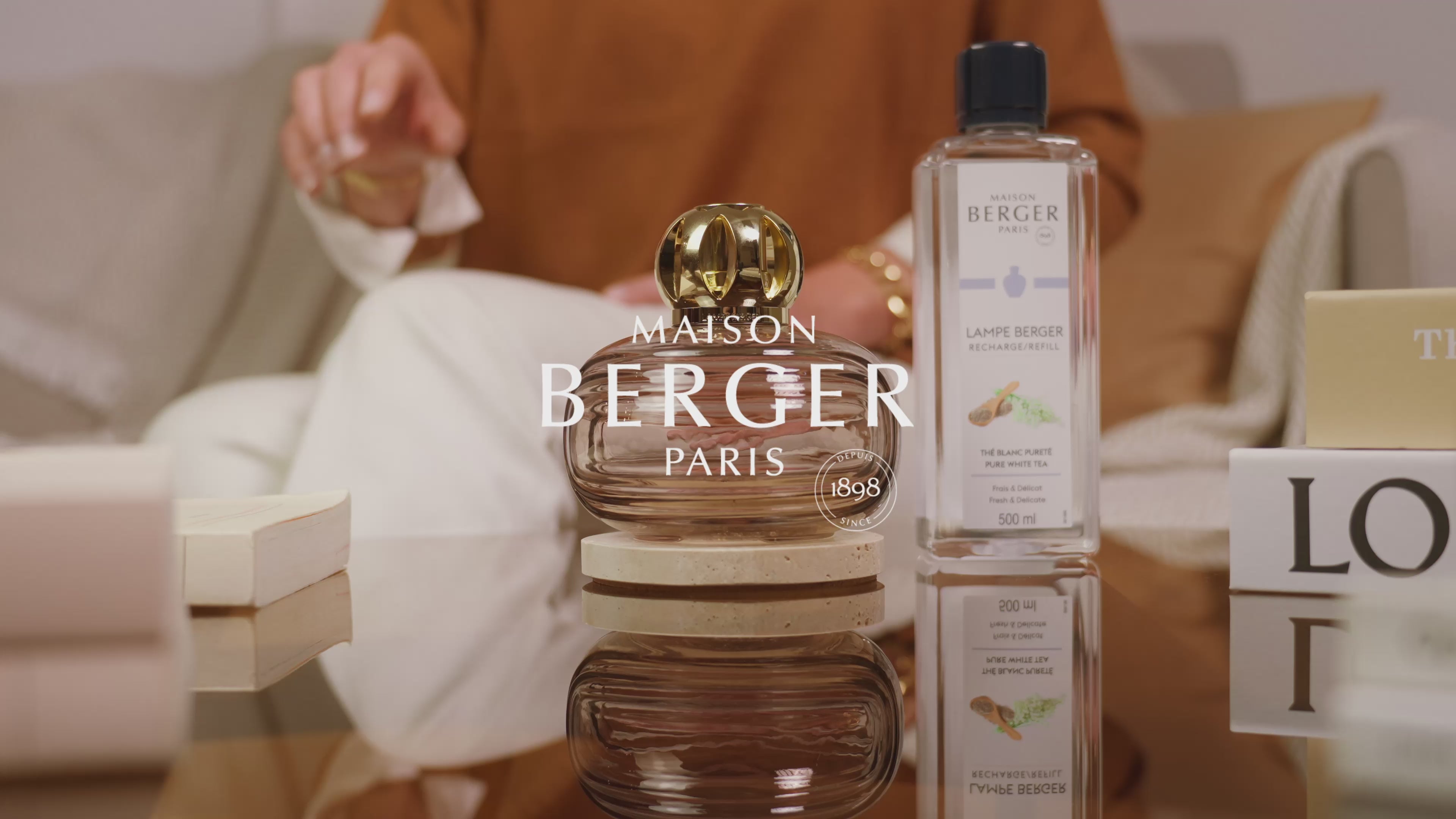 Brown Enigma Lamp Berger