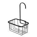 Croydex Matt Black Shower Riser Rail Hook Over Caddy