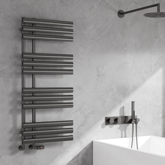 Chisa Designer Reina Steel Heated Towel Rail Radiator