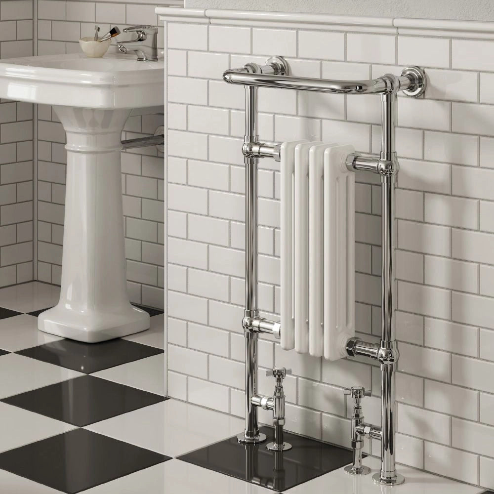 Reina Alicia Steel Traditional Towel Rail Radiator