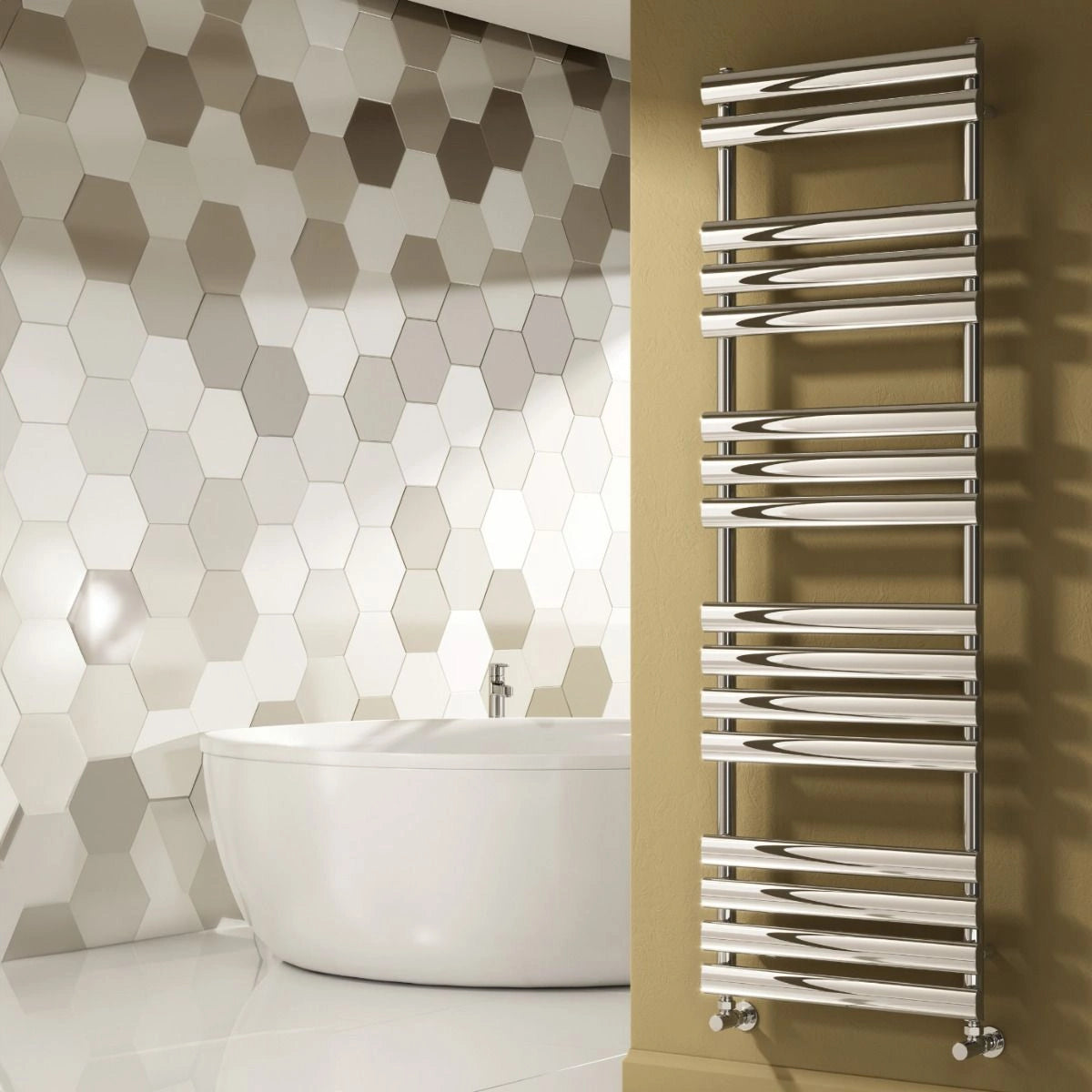 Reina Arbori Steel Towel Rail Designer Radiator