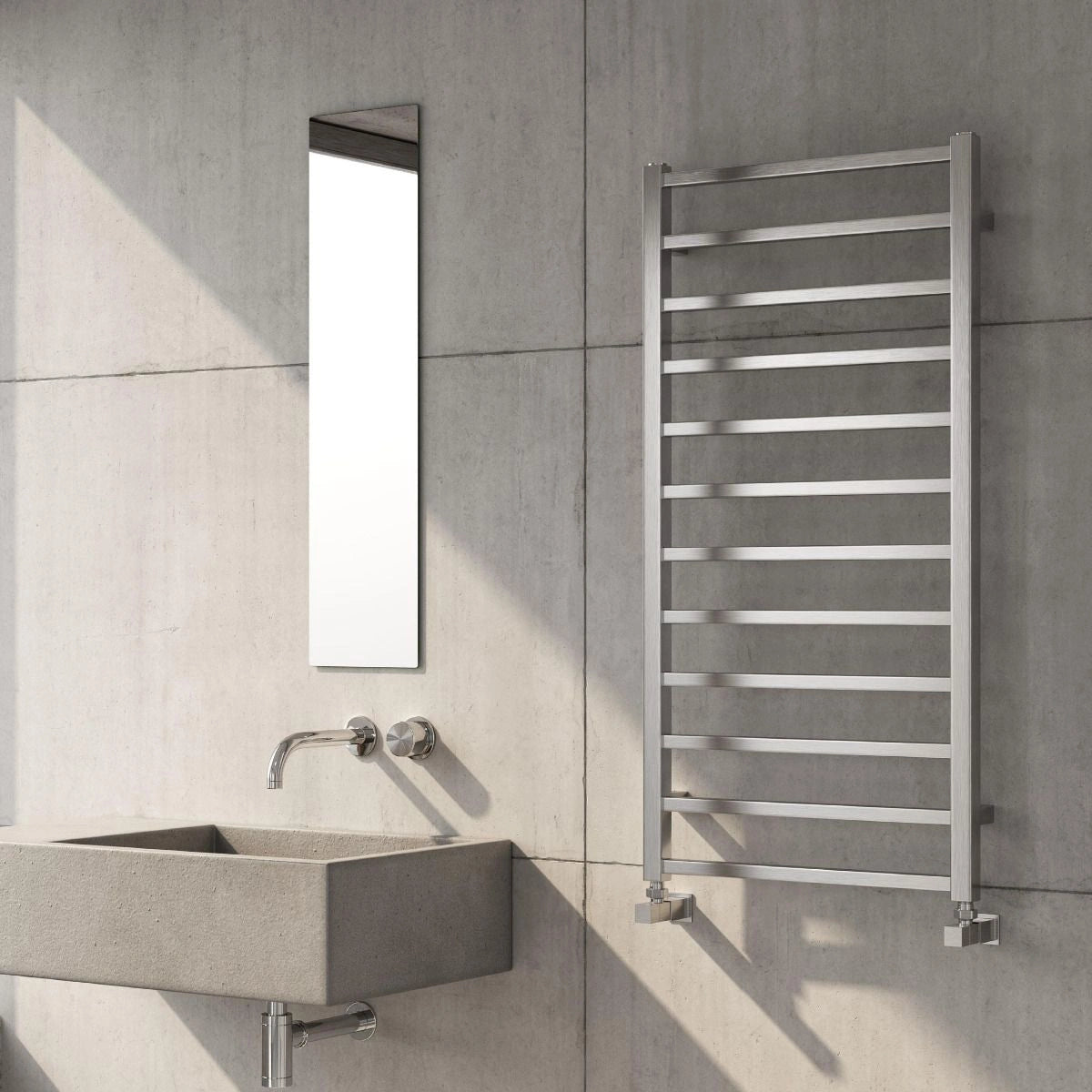 Reina Arden Stainless Steel Designer Towel Rail Radiator