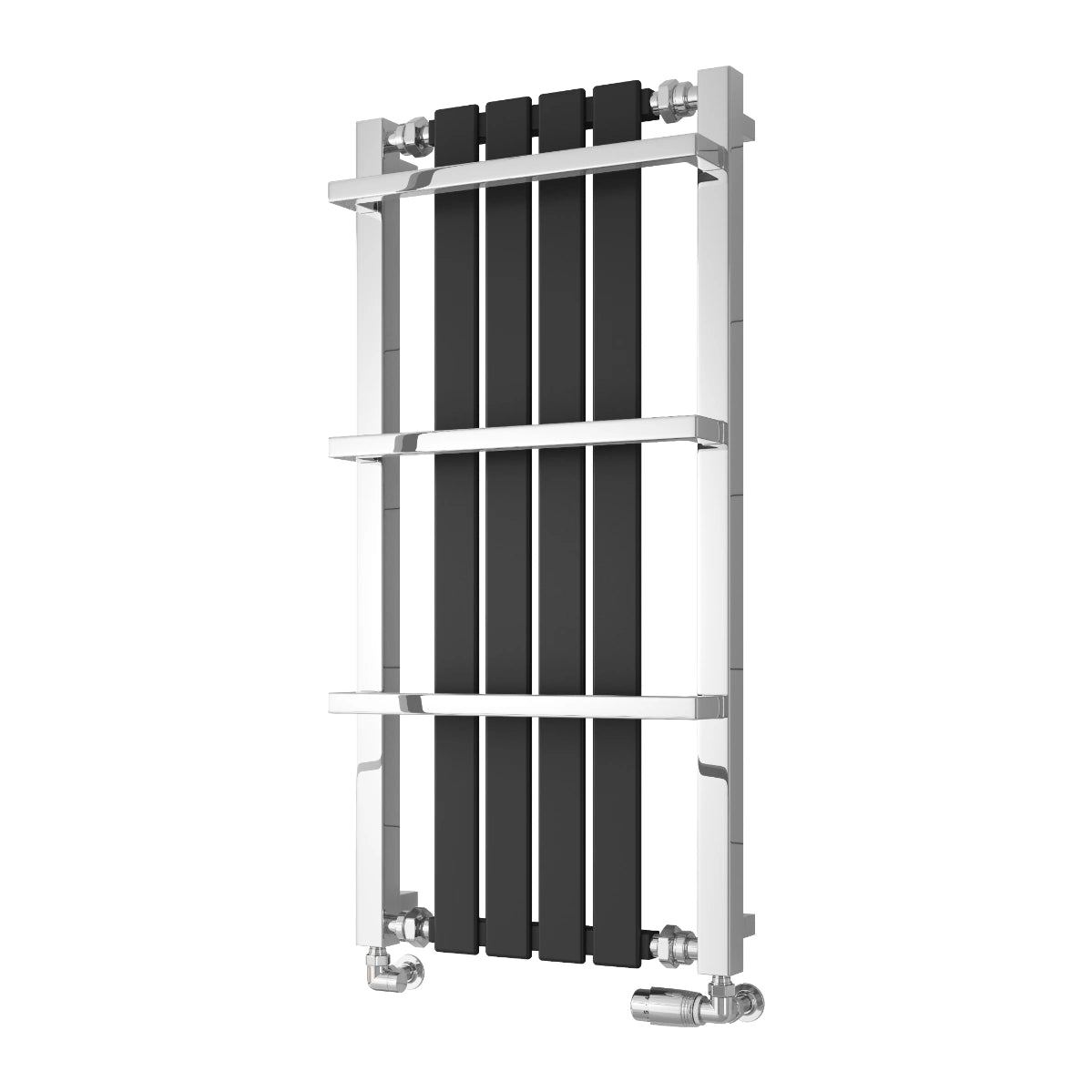 Reina Ashen Steel Towel Rail Designer Radiator