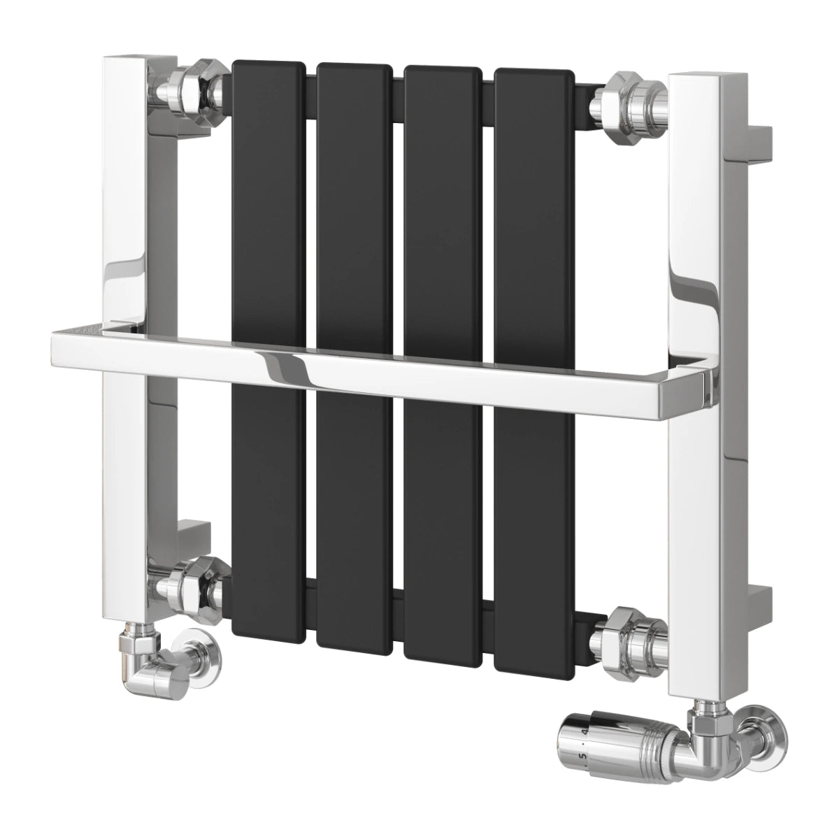 Reina Ashen Steel Towel Rail Designer Radiator