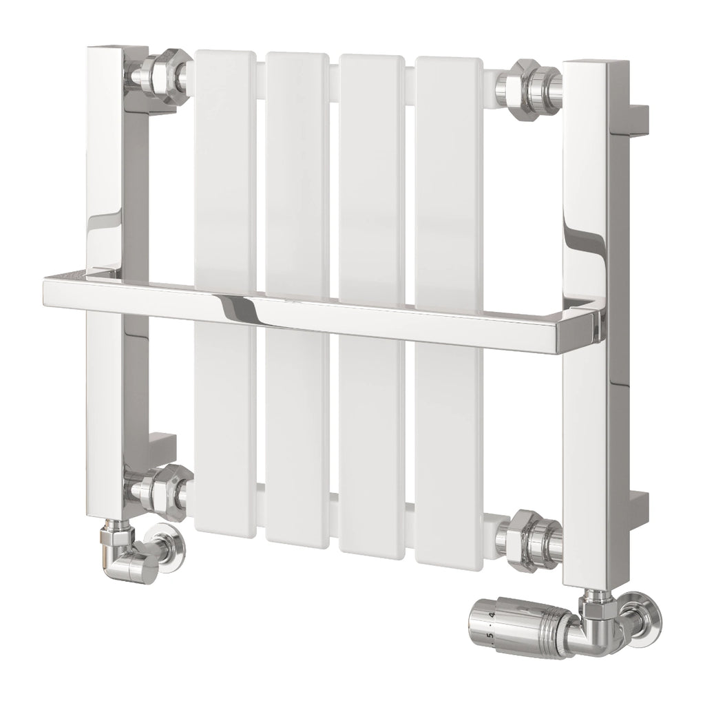 Reina Ashen Steel Towel Rail Designer Radiator