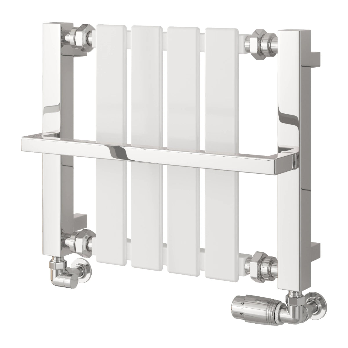Reina Ashen Steel Towel Rail Designer Radiator