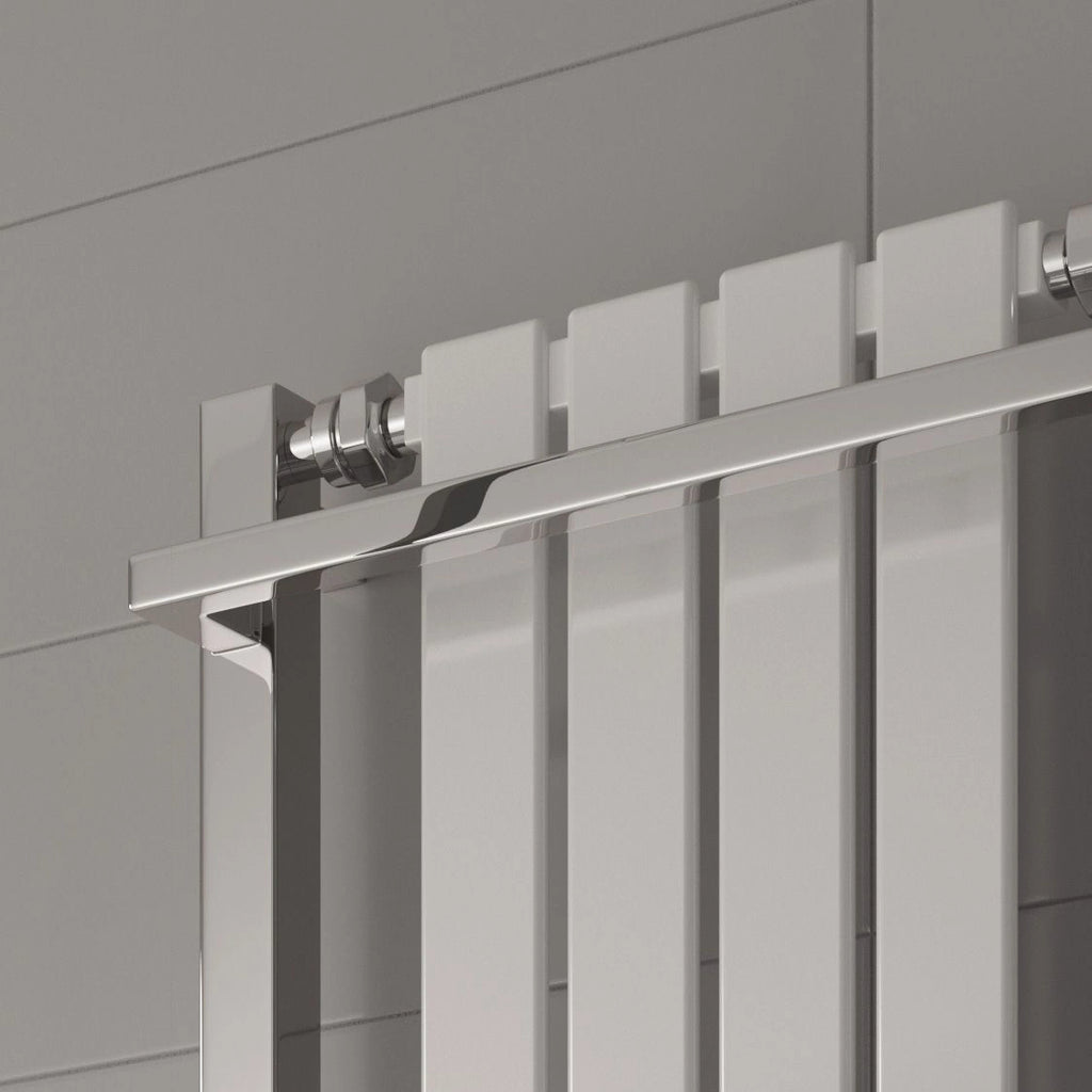 Reina Ashen Steel Towel Rail Designer Radiator