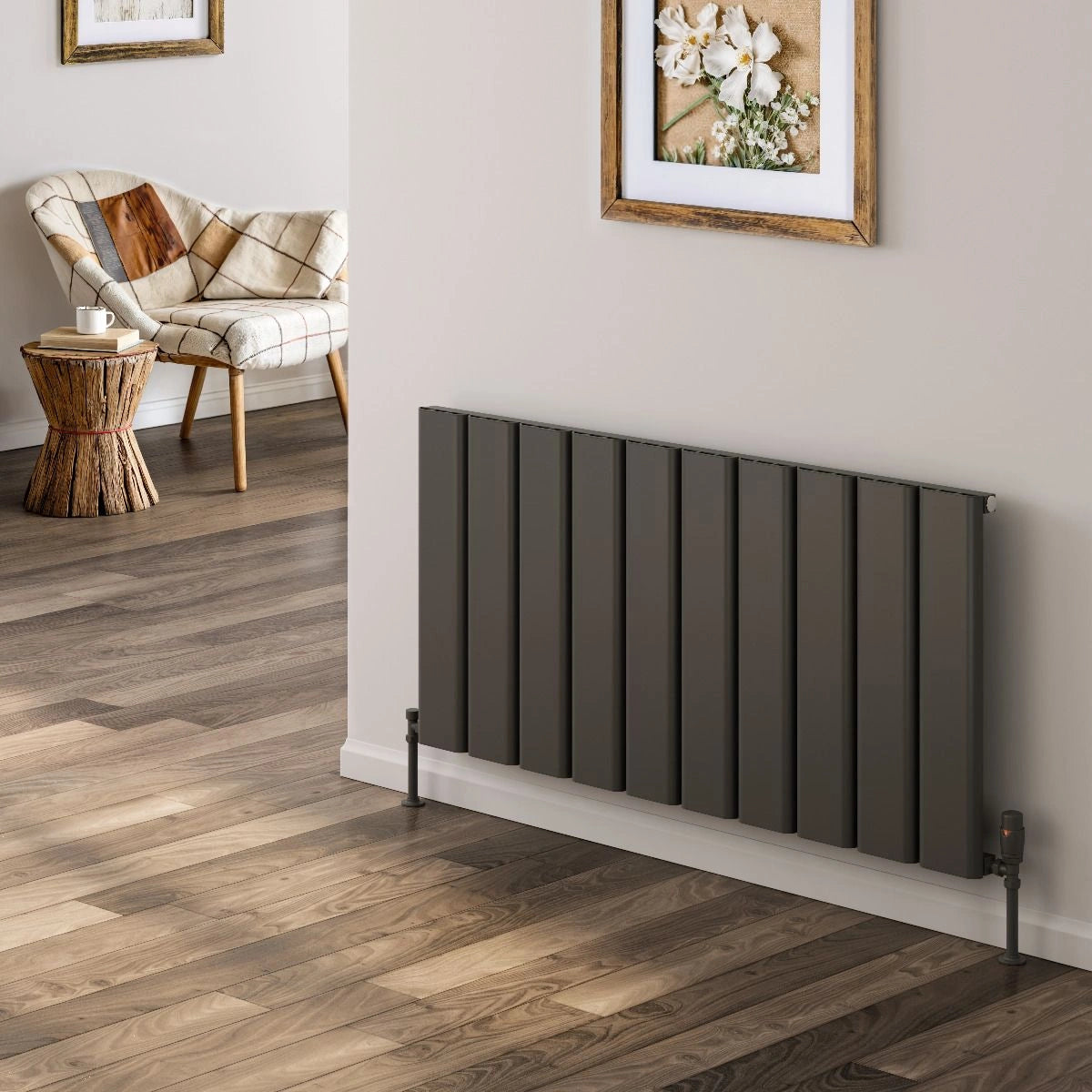 Reina Caldaro Horizontal Aluminium Designer Radiator
