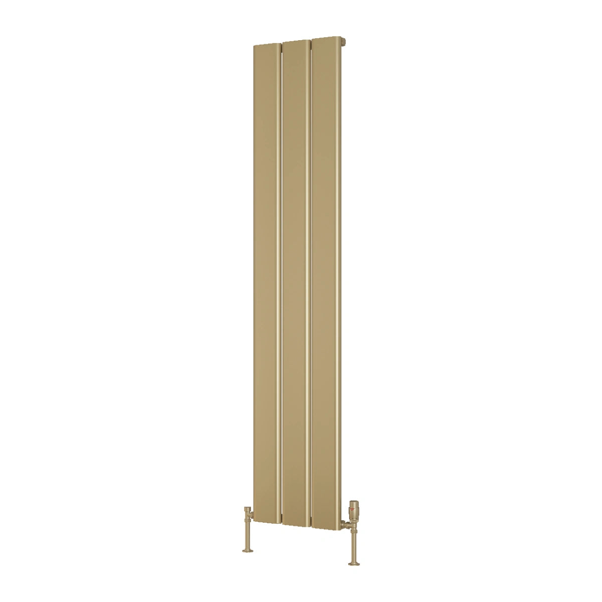 Reina Caldaro Brass Affect Vertical Aluminium Designer Radiator