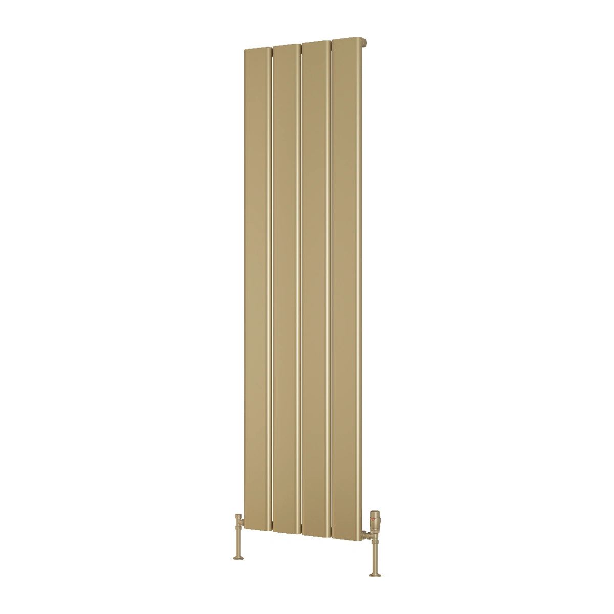 Reina Caldaro Brass Affect Vertical Aluminium Designer Radiator