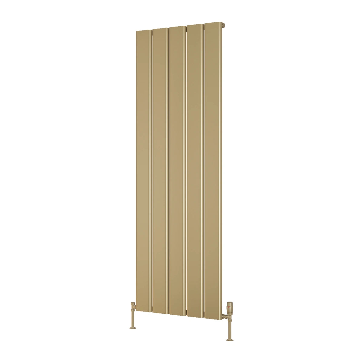 Reina Caldaro Brass Affect Vertical Aluminium Designer Radiator