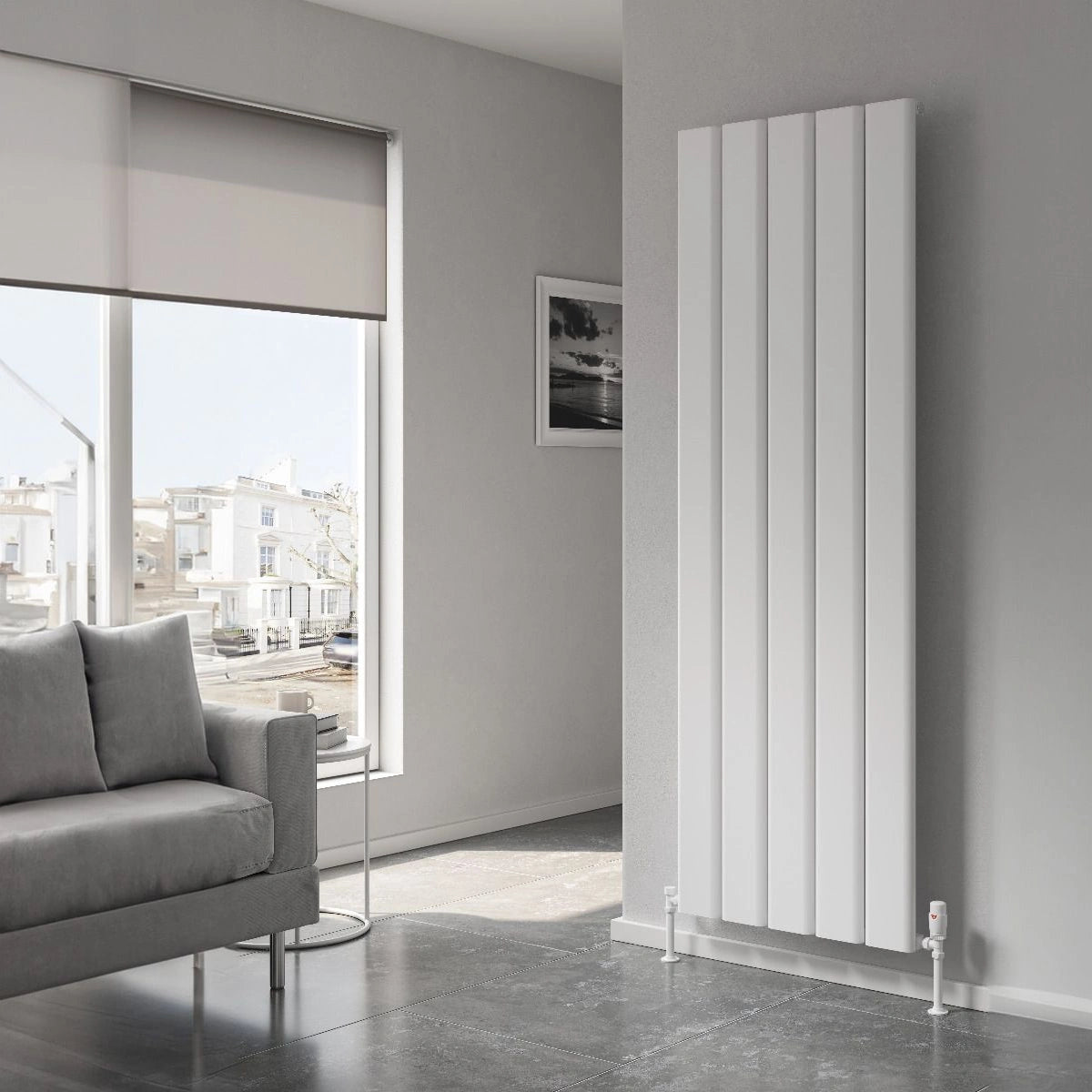 Reina Caldaro Vertical Aluminium Designer Radiator