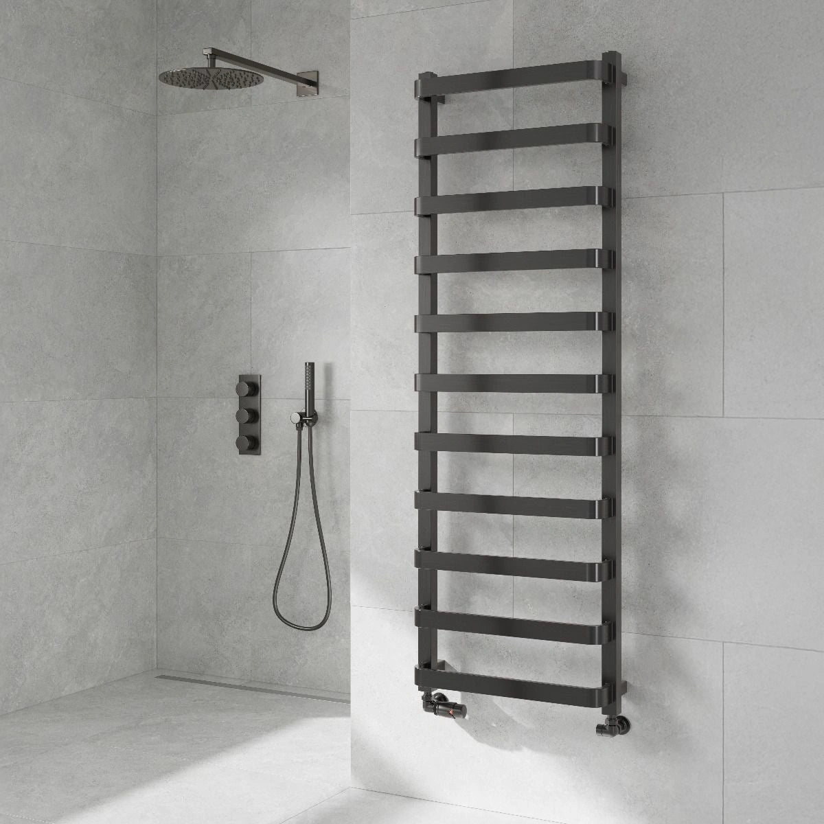 Reina Flora Steel Designer Towel Rail Radiator