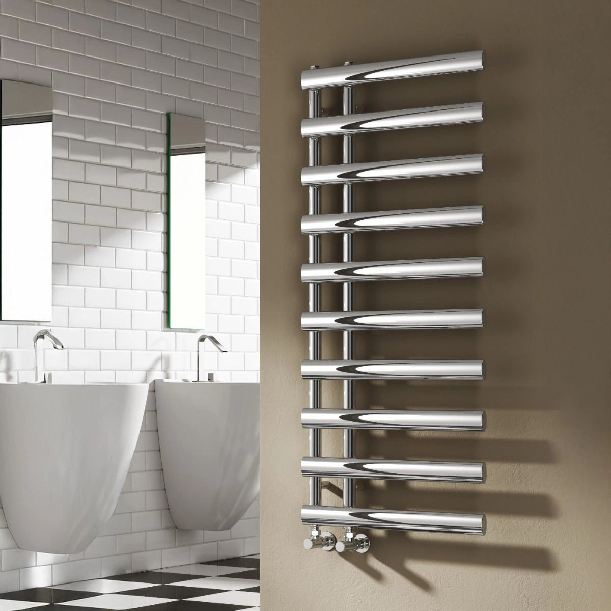 Reina Grace Steel Designer Towel Rail Radiator