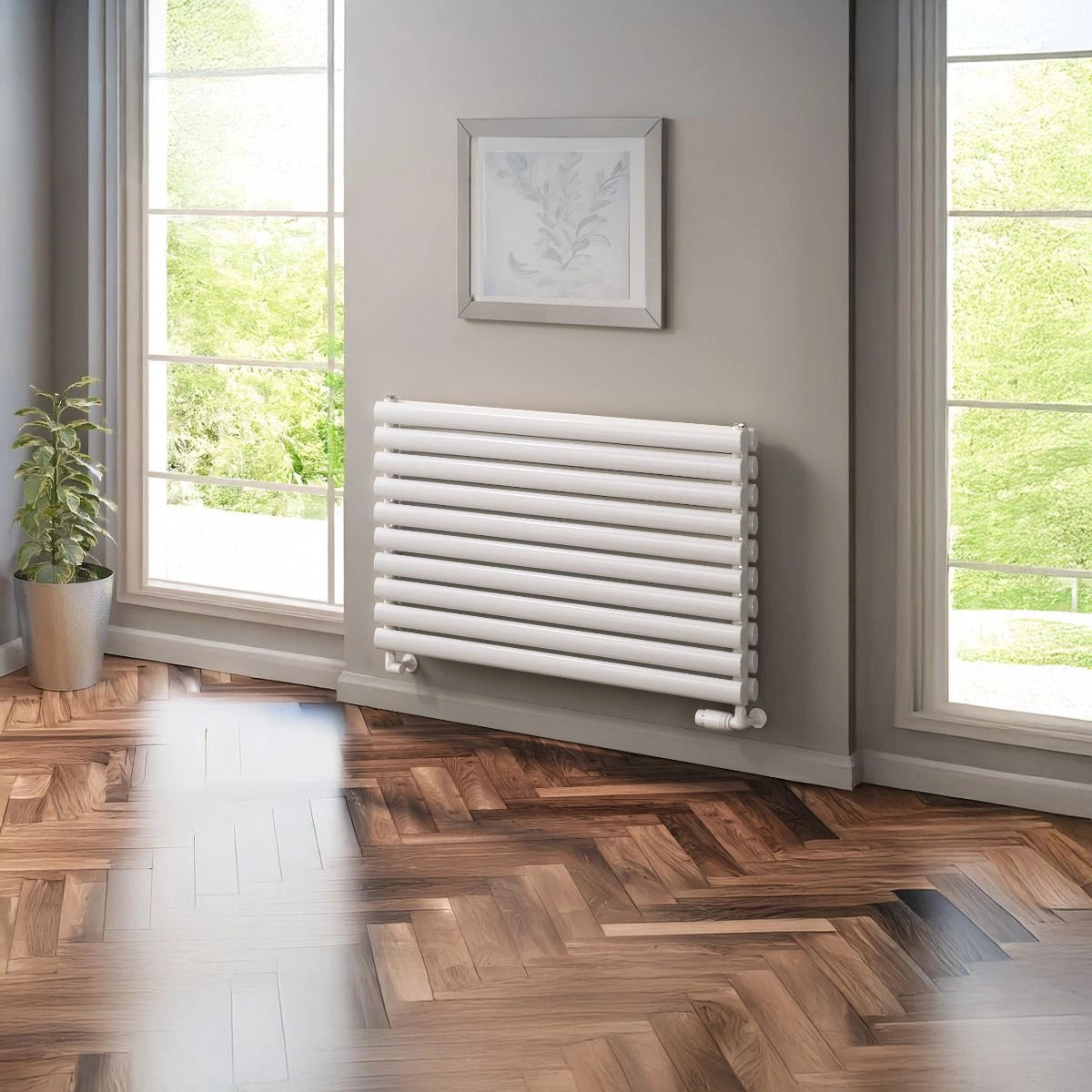 Reina Nevah Horizontal Steel Designer Radiator